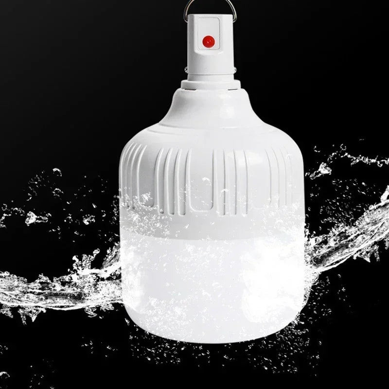160W LED Camping Light Multifunctional USB Rechargeable Lamp Portable Tactical Flashlight for Outdoor Fishing Emergency Lanterns