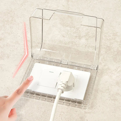 Splash Box Socket Protection Cover Self Adhesive Waterproof Plug Box