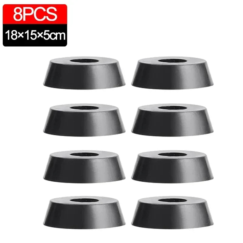 8/40Pcs Rubber Pads Floor Protectors Table Chair Furniture Leg Cover Speaker Cabinet Bottom Black Tips Absorber Non-slip Gasket