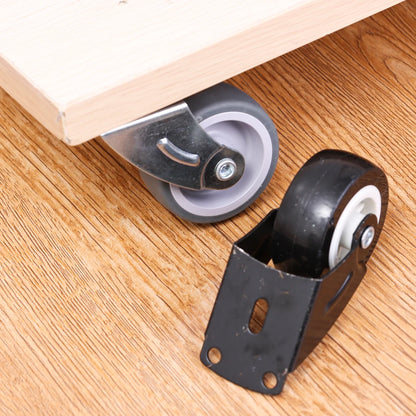 5/1pcs Furniture Casters Wheels Soft Rubber Swivel Caster Quite Roller Wheels for Trolley Baby Crib Bed Wheels Home Accessory