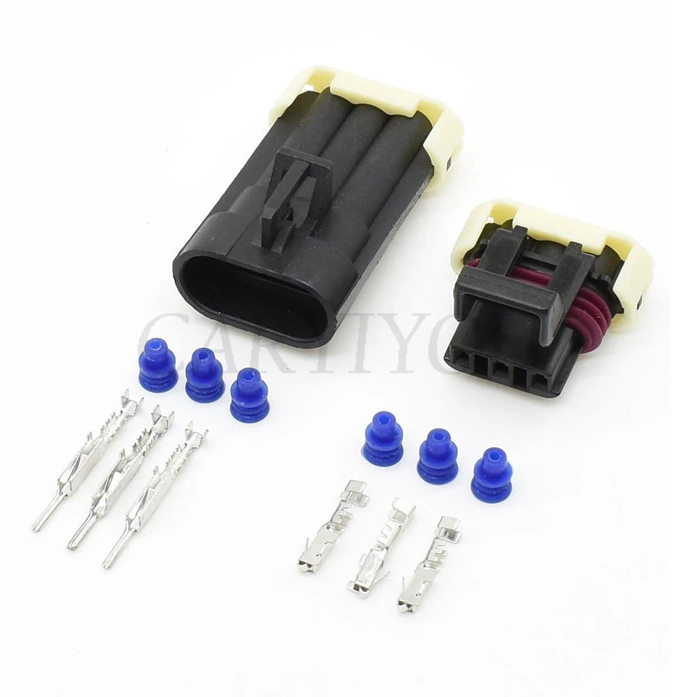3-Pin 1.5mm Front Lamp Socket Connector 1212961 12129615 12110293 DJ7032Y-1.5 for Chevrolet GM