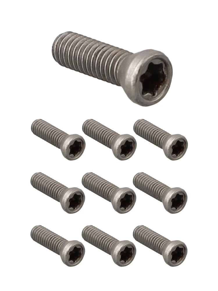 Torx Steel Screws M2.5 x 7mm / M2.5 x 6mm for CNC Lathe Tools and Carbide Insert Replacement