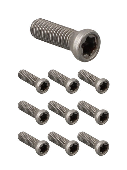 Torx Steel Screws M2.5 x 7mm / M2.5 x 6mm for CNC Lathe Tools and Carbide Insert Replacement