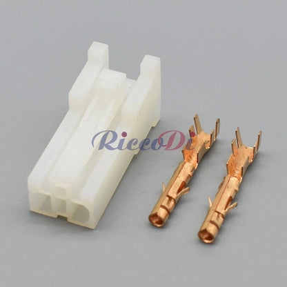 DJ3021-2-11/21 2-Pin 2mm Waterproof Automotive Connector Male Female Socket for Car Wiring