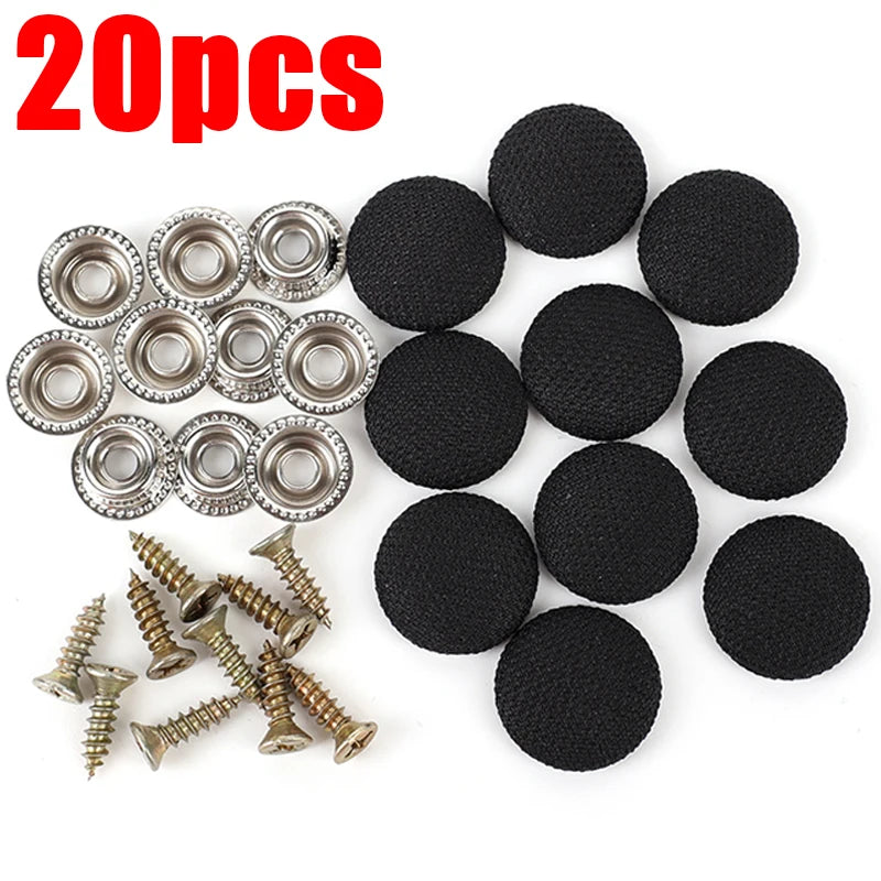 Car Interior Roof Headliner Ceiling Cloth Fixing Screw Buckle Rivets 20mm — 10–20pcs
