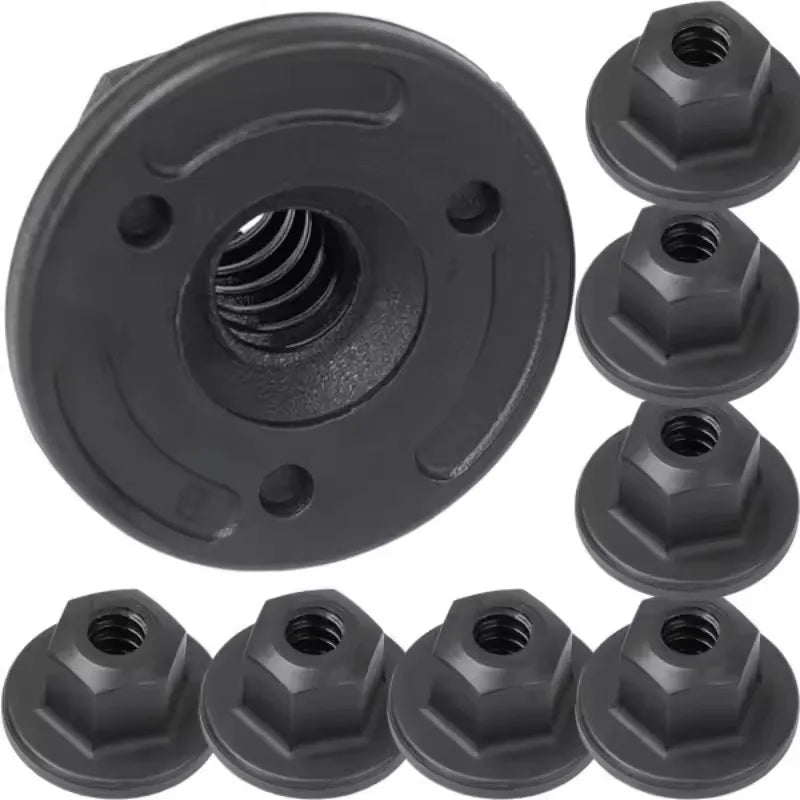 100/10pcs Auto Clips for Hex Head Plastic Self-Threading Nut for BMW Retainer Chassis Rear Bumper Splash Shield Car Interior