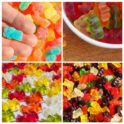 100/50x Candy Silicone Chocolate Mold Baking Supplies DIY Fudge Chocolate Candy Making Molds Gummy Bear Mold With Dropper Pastry