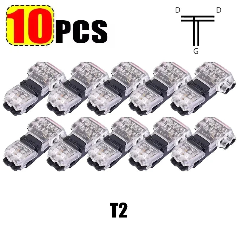 T Tap Wire Connector Low Voltage 2 Pin Splicing Connector
