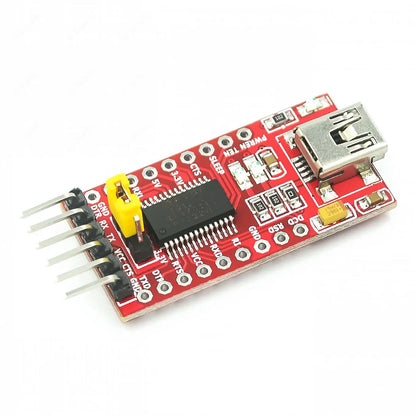 FT232RL USB to TTL Serial Adapter Module 5V 3.3V FT232 USB to 232 Converter for Arduino and MCU