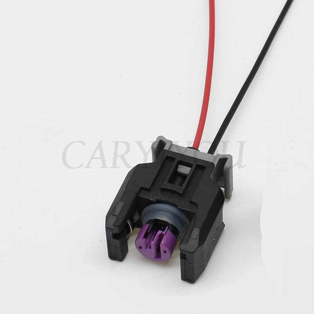 2 Pin Automotive Diesel Common Rail Injector Nozzle Plug Connector with Terminals Compatible with 13816706