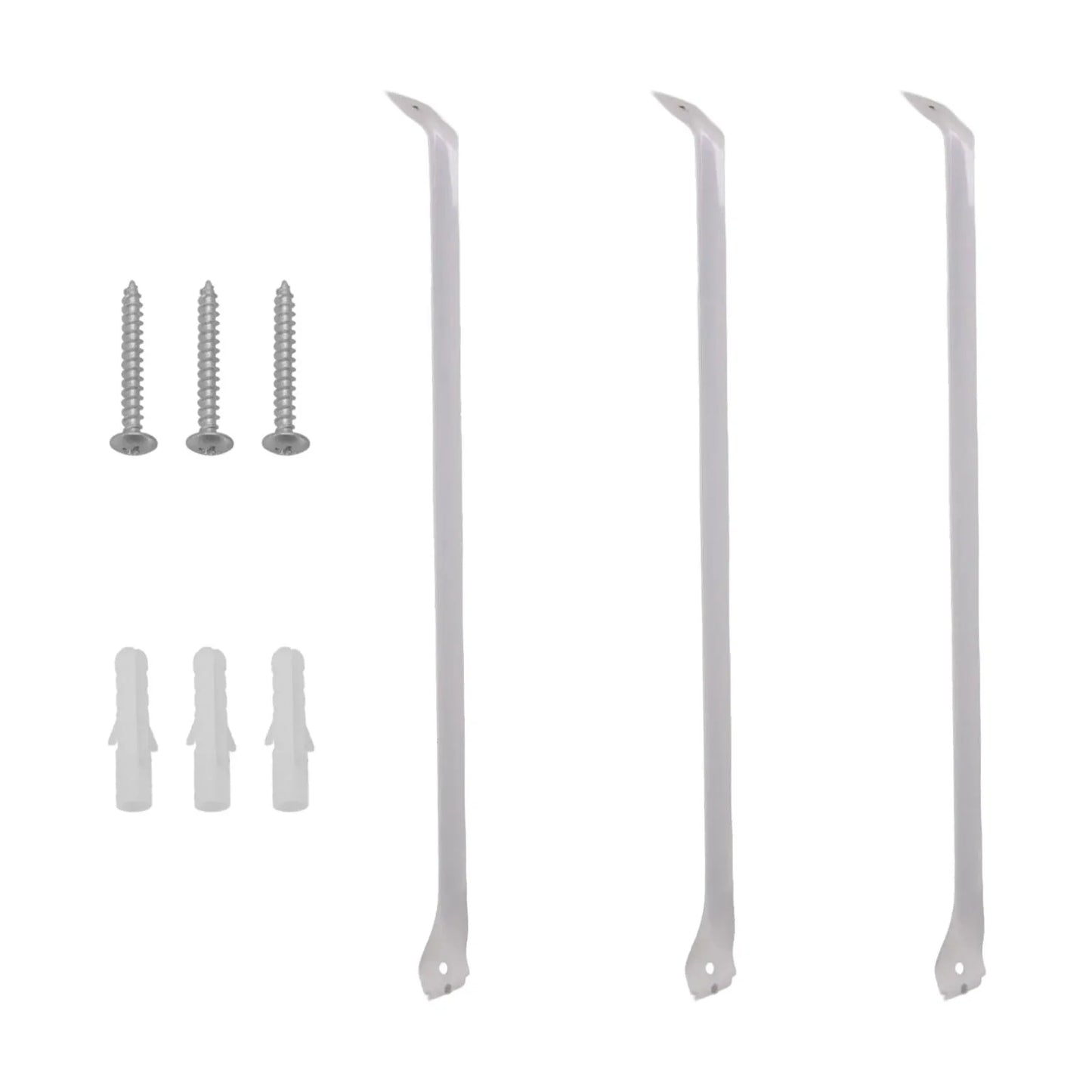 3 Pack Metal For Wire Shelf Support Brackets for Closets Built to Provide Strong Support with Enhanced Load Capacity