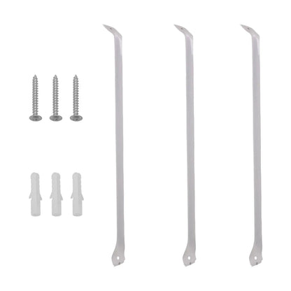 3 Pack Metal For Wire Shelf Support Brackets for Closets Built to Provide Strong Support with Enhanced Load Capacity