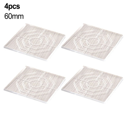 Shock Resistant Anti Vibration For Pads 4Pcs for Appliances Slip Resistant Feet Mat for Washing Machine and Furniture