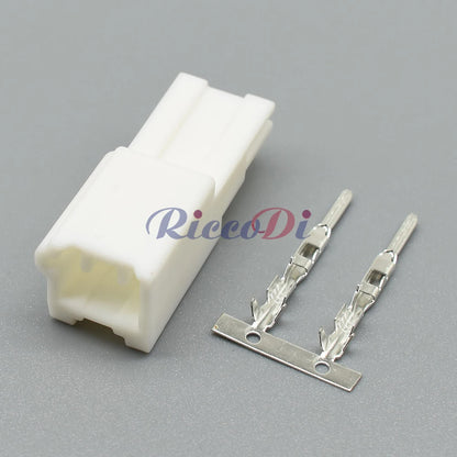 2 Pin Automotive Center Horn Cable Socket Car Electrical Connector 6098-6050 6098-6053 90980-12807 90980-12808