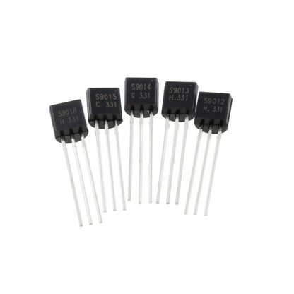 50PCS S9012 S9013 S9014 S9015 S9018 TO-92 NPN/PNP Transistor ICs