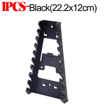 Red Wrench Organizer Plastic Wrench Organizer Tray Sockets Storage Tools Rack Sorter Standard Spanner Holders Wrench Holder