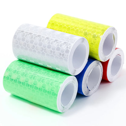 Car Reflective Tape Safety Warning Sticker – Anti-Collision Protective Strip Film for Auto & Moto
