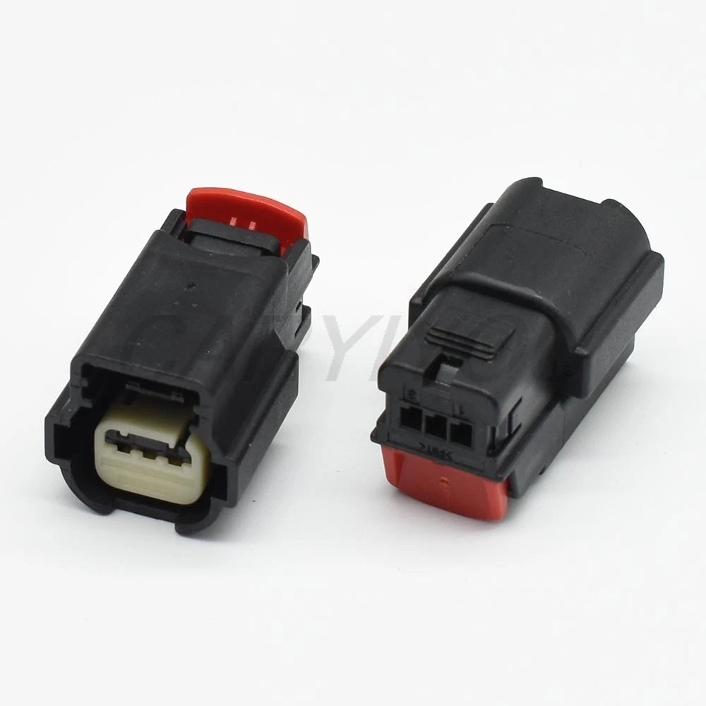 3 Pin Car Reversing Radar Sensor Female Connector Plug DJ70330A-1-21 Automotive Parking Sensor Socket