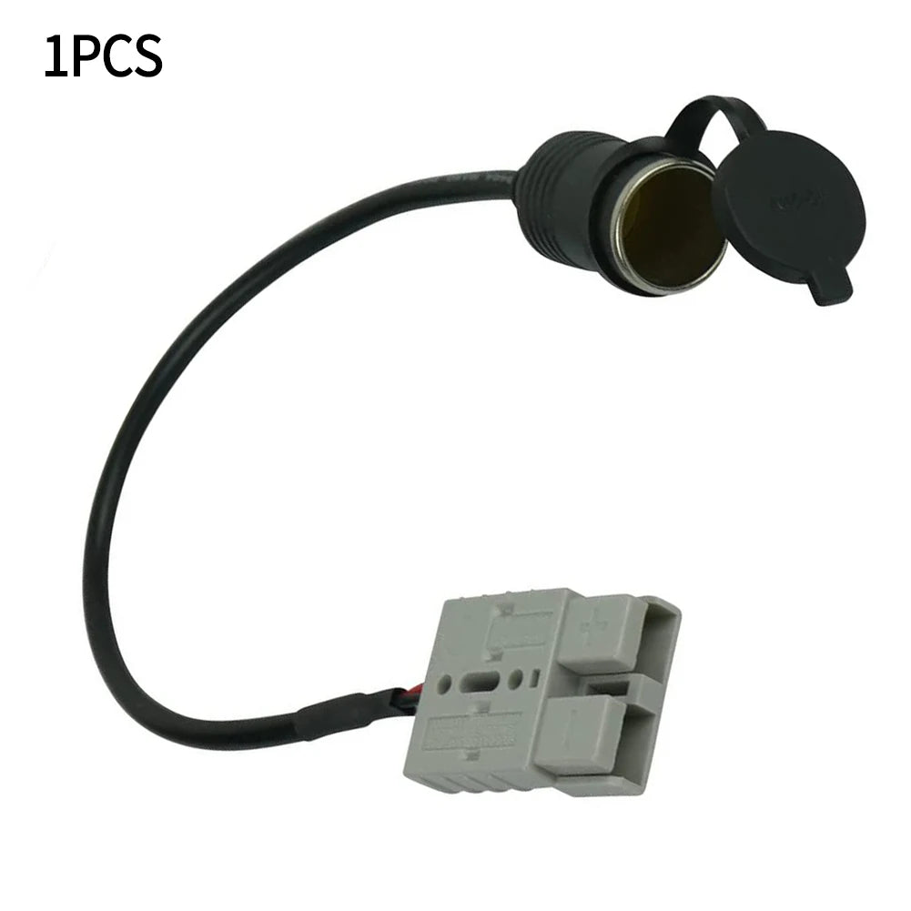 50 Amp For Anderson Plug To 16A Female Cigarette Socket Adaptor 300mm 12/24v 12AWG For Refrigerator Caravan Camping Trailer