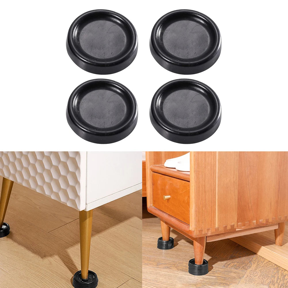 Rubber Non Slip Anti Vibration Feet for Washing Machines and Dryers Set of 4 Pads to Reduce Noise and Avoid Floor Scratches