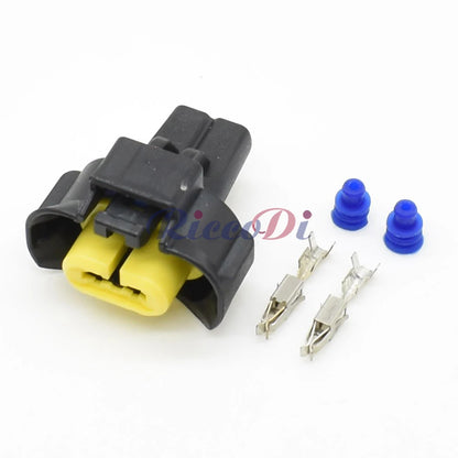 2 Pin 3.5mm Waterproof Fog Light Connector ST090521-01 240PC23S4019 DJ7029T-3.5 for Peugeot
