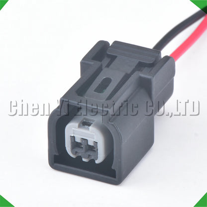 2 Pin Automobile Fuel Injector Waterproof Connector – Wire Harness Plug CB400 6189-6904 for Honda Motor Company