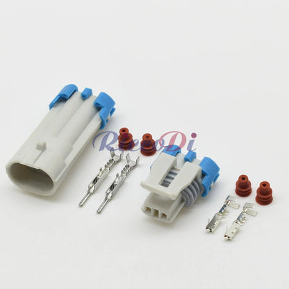 Waterproof 2 Pin Automotive Electric Jet Valve Connector DJ7024B-1.5-21 Male Female Plug