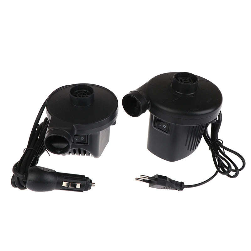 Home Use Camping Inflator Portable Electric Inflatable Pump With 3 Nozzles Air Mattress Boat Auto Air Inflatable Pump For Car