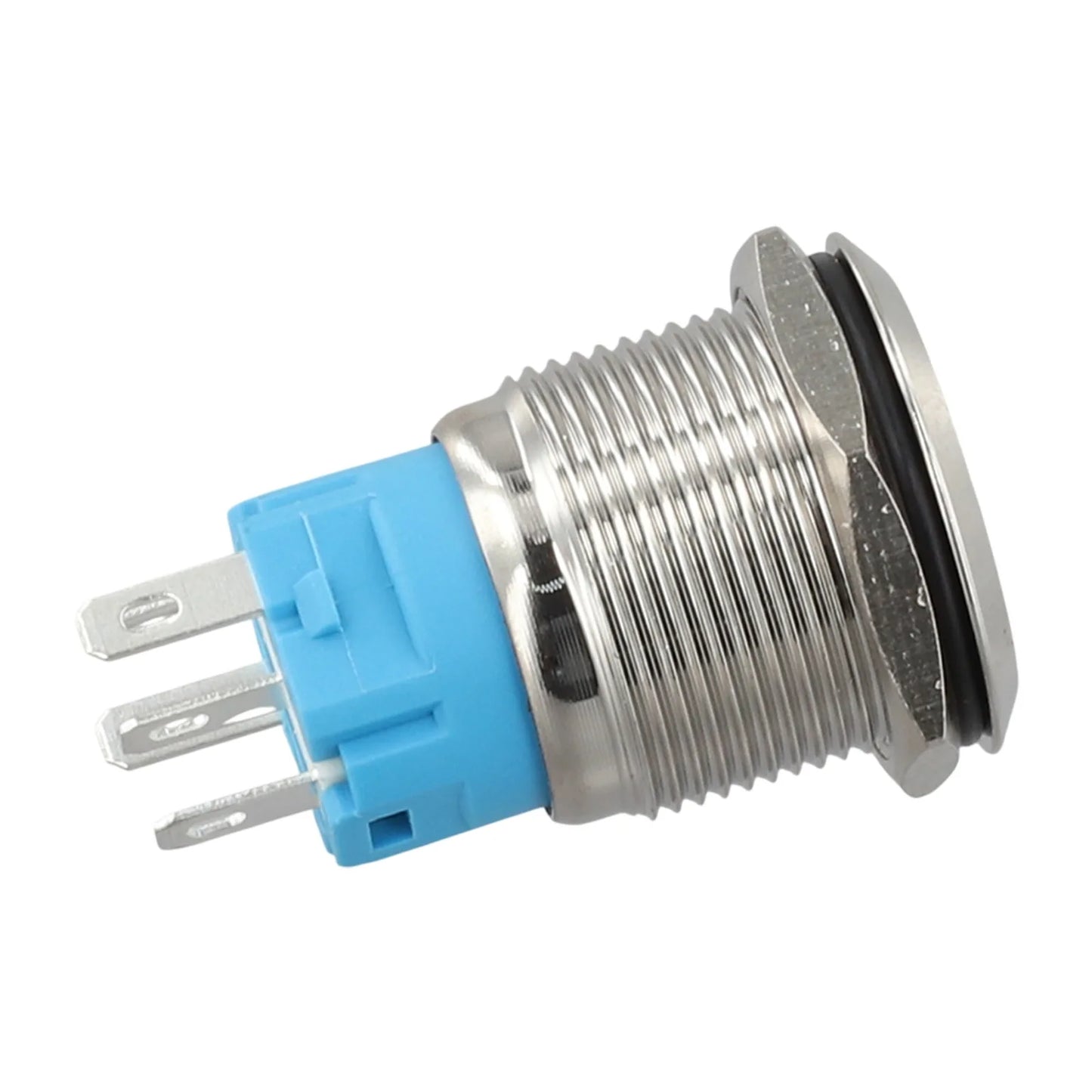 Control Systems Yellow Light Momentary Button Switch 12-24V Momentary Push Button Compact Push Button IP66 Push Button