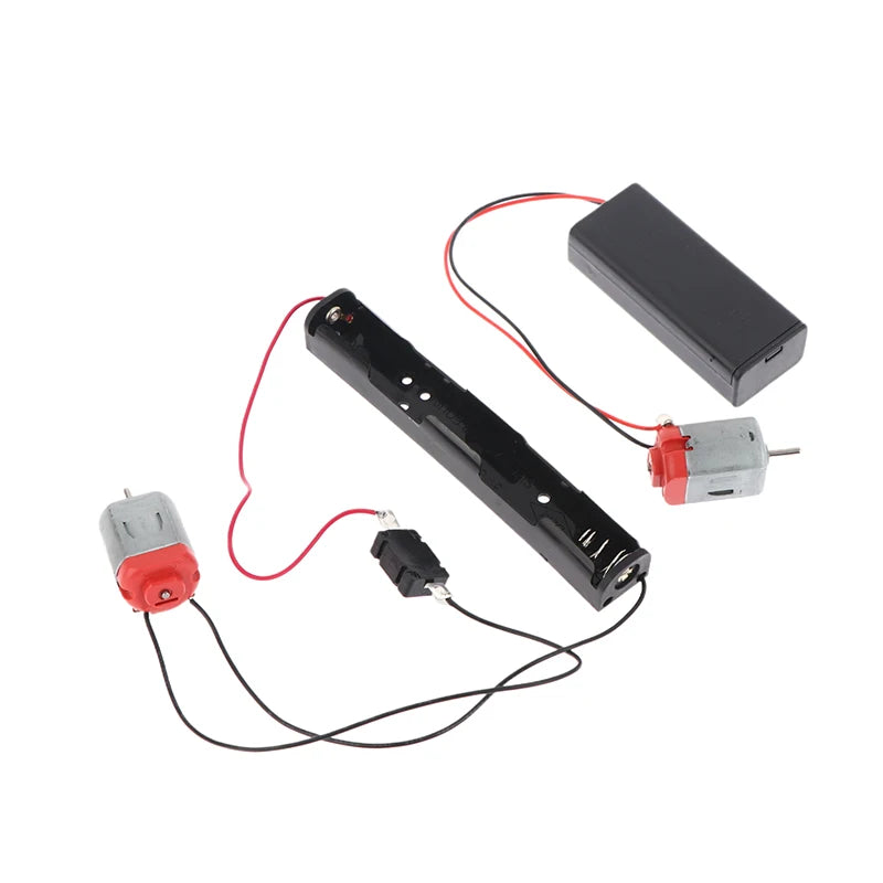 130 Motor Kit with Battery Case & Switch 16500RPM DIY Electronic Motor Kit