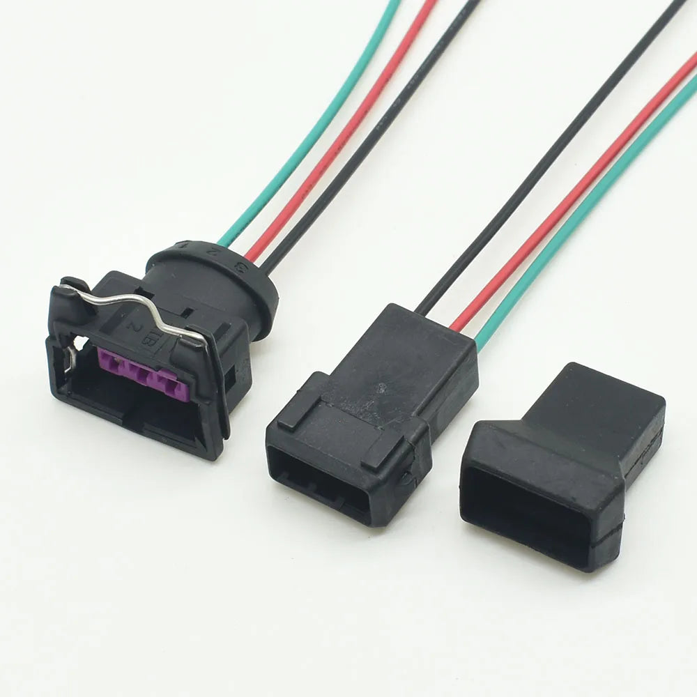 3 Pin EV1 Fuel Injector Connector 443906233 443906247 DJ7031-3.5 Male Female Automotive