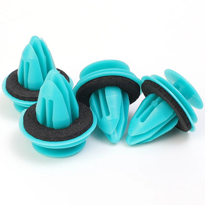 Green Nylon Retaining Clip for Toyota Bumper &amp; Door — Auto Vehicle Retainer Fastener Rivet 20/40pcs