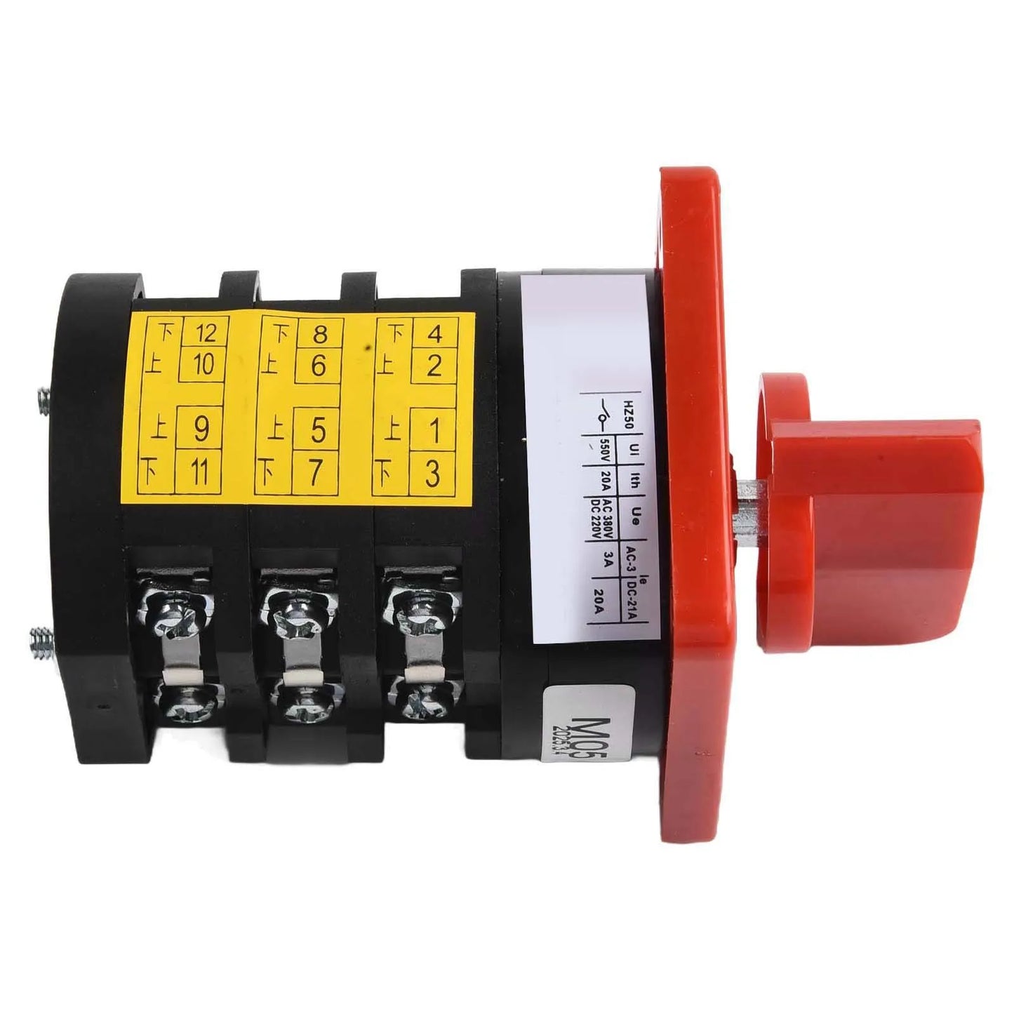 This conversion switch features an intuitive design that enhances usability across multiple motor applications effectively