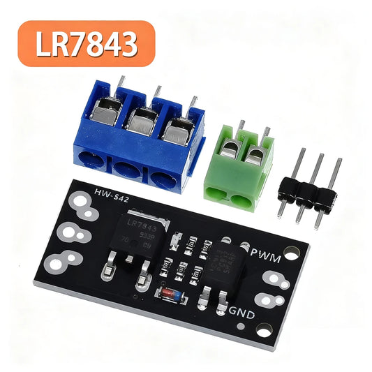 FET Module LR7843 Isolated MOSFET MOS Tube FET Module Replacement Relay 30V 161A Board For 3V/5V Microcontroller