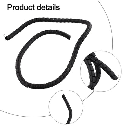 Spiral Wire Protector Hose Tube 1Meter for Cable Management and Protection in Home Office and Workshop Environments