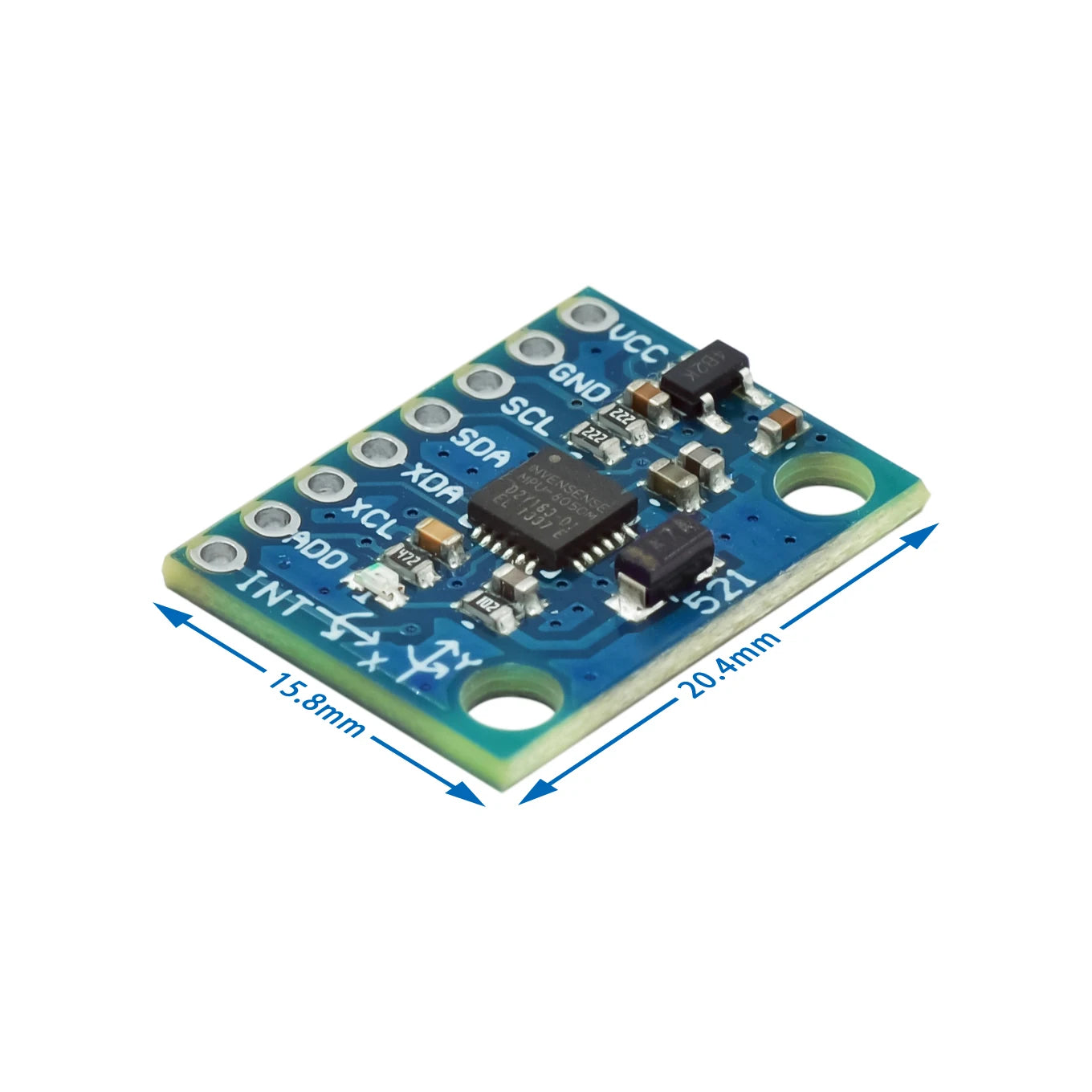 GY-521 MPU-6050 6DOF 3-Axis Gyroscope and Accelerometer Sensor Module