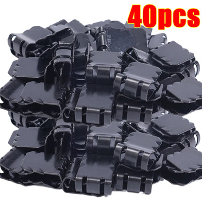 Car Fender U-shaped Fixing Clips Auto Engine Guard Buckle Clamp Motorcycle Truck Mudguard Metal Fixed Buckle Fastener Iron Parts