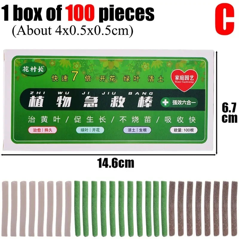 Plant Slow-release Sticks Nutrient Stick Universal Indoor Potted Flower Pot Plants Fertilizer Bars Enhancer Garden Accessories