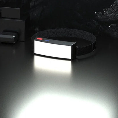 Strong Light Headlamp Portable Mini COB LED Headlight Built-in Battery Flashlight USB Rechargeable Head Lamp Hiking Torch