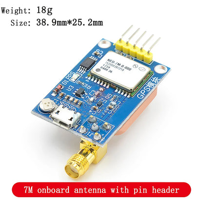 GPS Module NEO-6M/7M/8M Micro USB Satellite Positioning for Arduino STM32