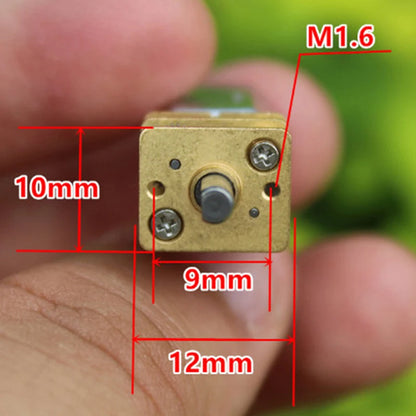 1pc Metal Gearbox Reducer  Electric Motor DIY Toy Micro N20 Gear Motor Slow Speed