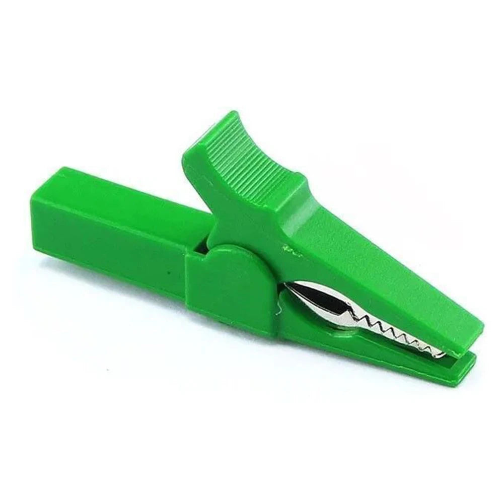 Electrical Jumpers Crocodile Clips Six Different Colors Strong Grip And Conductivity 14mm Maximum Opening 4mm Wiring Hole