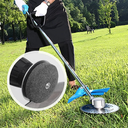 5/1PCS Electric Lawn Mower Knife Sharpening Stone Wind Power Sharpener Wear-resistant Grinding Head Whetstone Sander Garden Tool