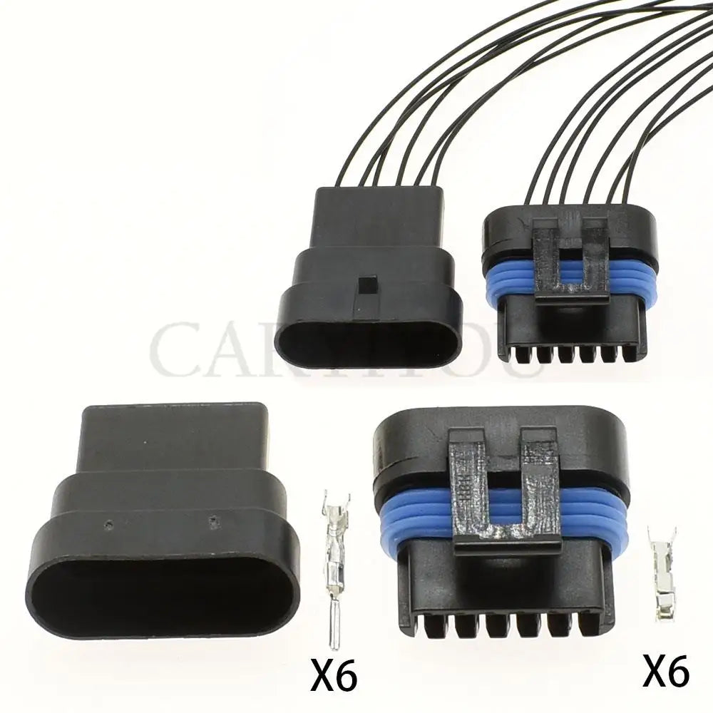 6-Pin Metri-Pack Weatherproof Connector — Mass Air Flow Sensor 12162210 for Delphi / AIRTEX