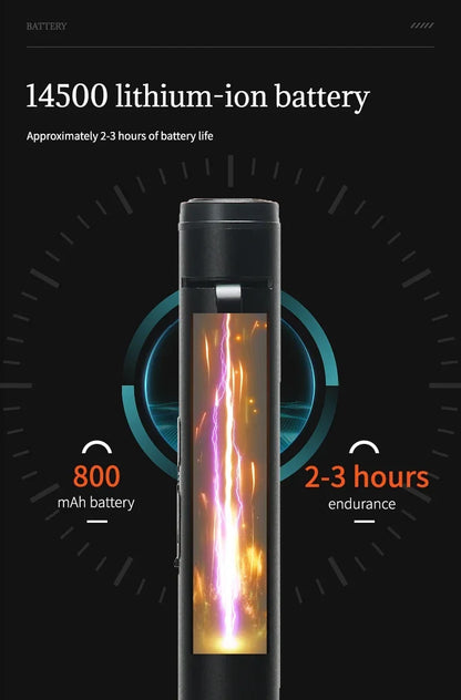 Portable UV LED Pen Light USB Rechargeable Work Lantern with Magnet