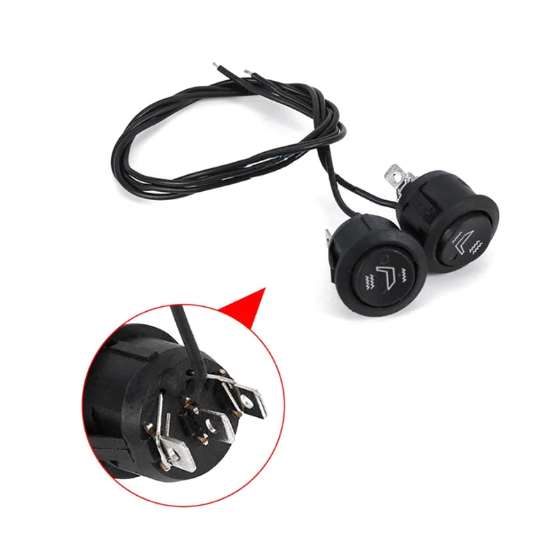 New Arm Off Control Universal Replacement Part Car Interior Seat Heating Switch 3-pin Circular Heating Rocker