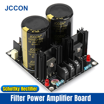 Schottky Rectifier Power Supply Board 120A Dual Output for DIY Speaker Amplifier 80x95mm