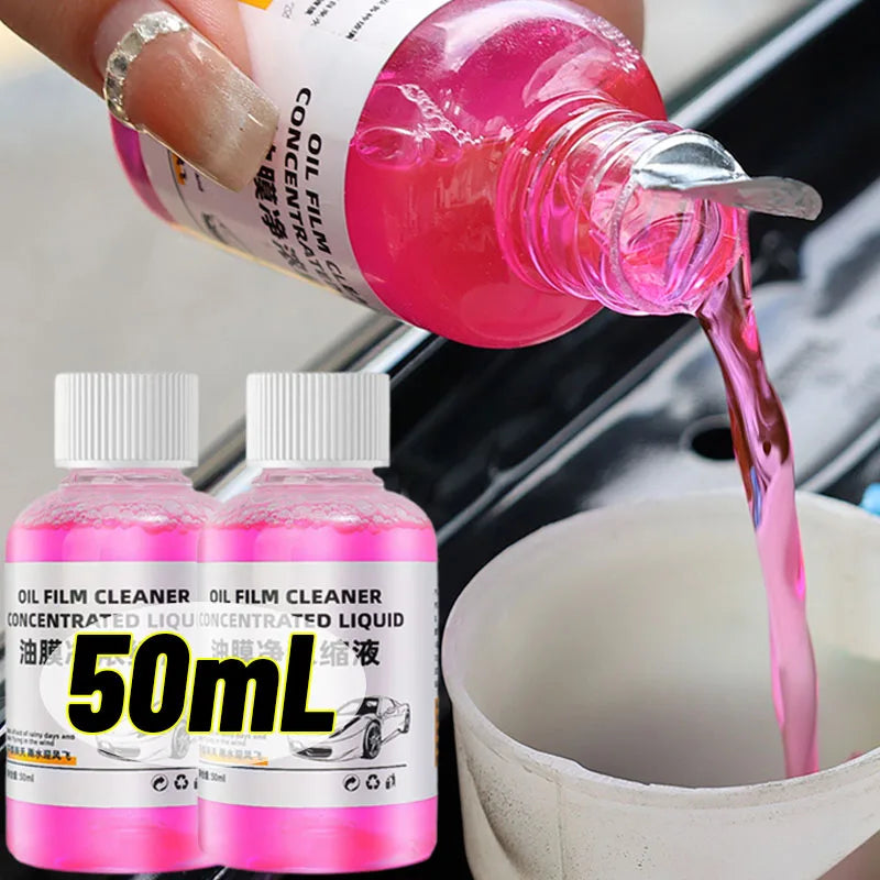 Automotive Windshield Concentrated Cleaner Car Glass Oil Film Remover 50ml