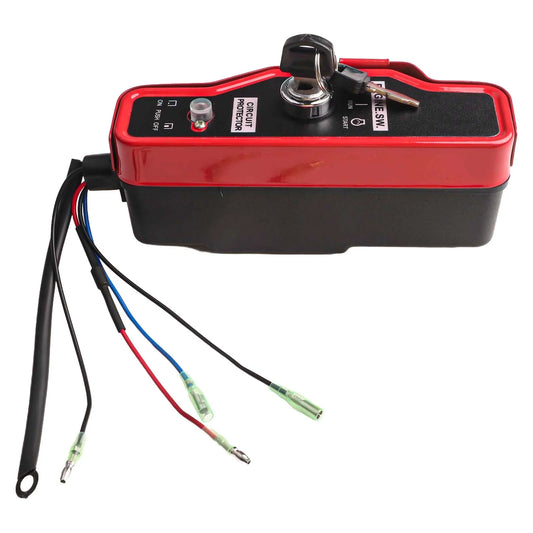 Engines Generator Pump Ignition Switch 168F/170F 188F/190F 20.5 X 7 Cm/8.07 \\\\\\\"x 2.76\\\\\\\" Iron Red+black Brand New