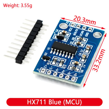 HX711 AD Module with 50Kg Body Load Cell Weighing Sensor and Measurement Tools